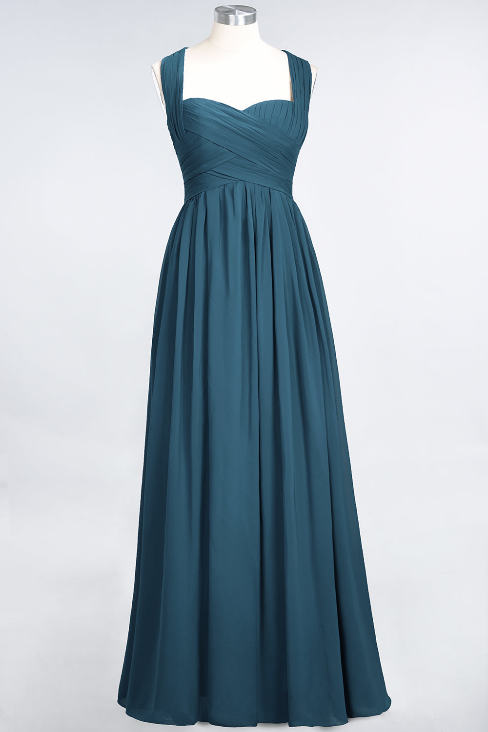 Chic Tiered Sweetheart Cap-Sleeves Bungurdy Bridesmaid Dresses-Babyonlines