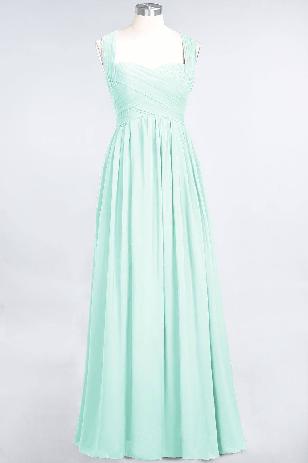 Chic Tiered Sweetheart Cap-Sleeves Bungurdy Bridesmaid Dresses-Babyonlines