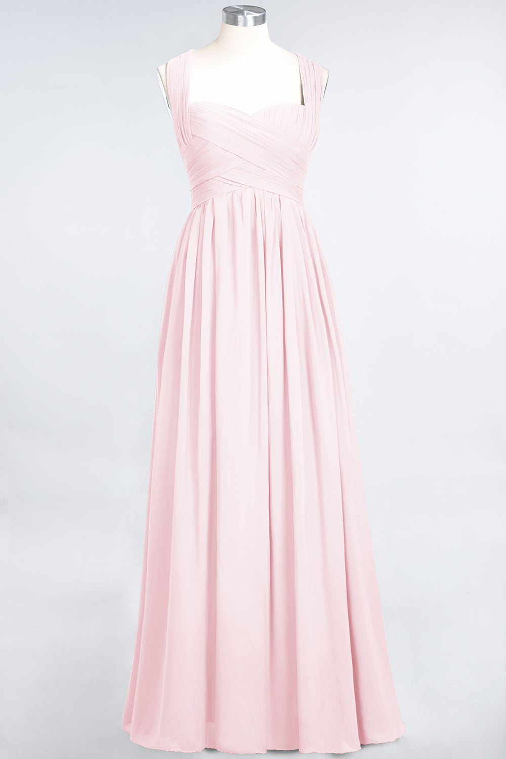 Chic Tiered Sweetheart Cap-Sleeves Bungurdy Bridesmaid Dresses-Babyonlines