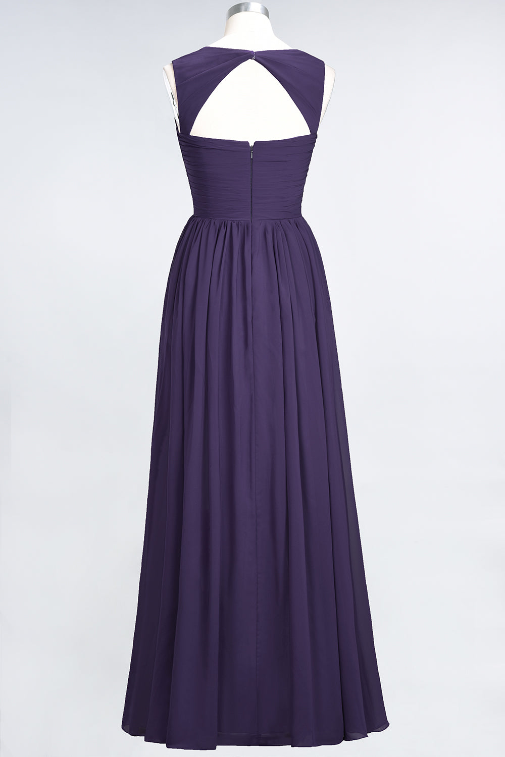 Chic Tiered Sweetheart Cap-Sleeves Bungurdy Bridesmaid Dresses-Babyonlines