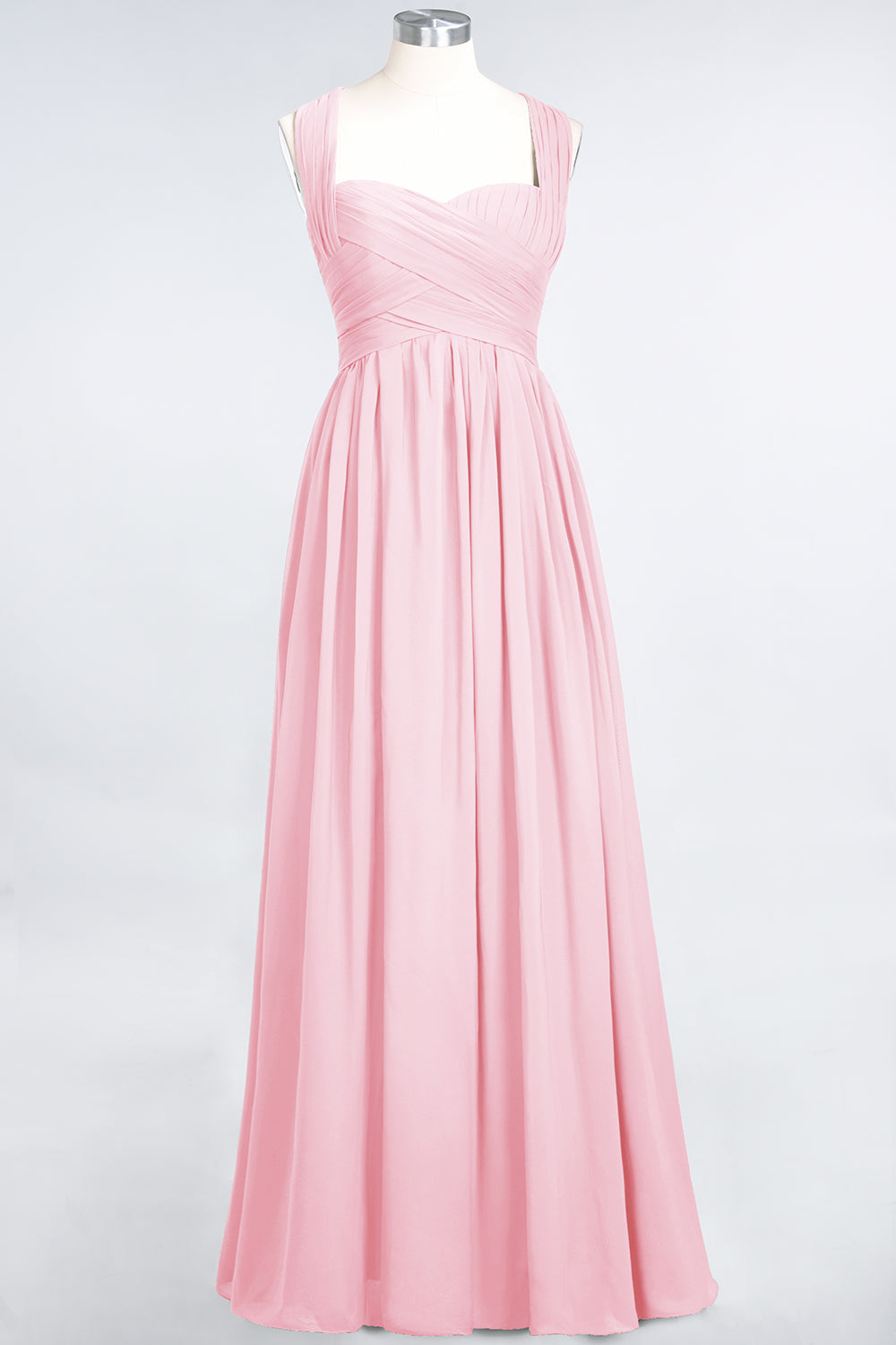 Chic Tiered Sweetheart Cap-Sleeves Bungurdy Bridesmaid Dresses-Babyonlines