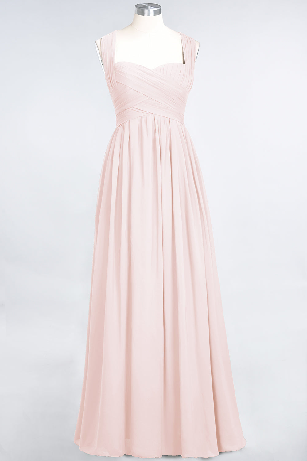 Chic Tiered Sweetheart Cap-Sleeves Bungurdy Bridesmaid Dresses-Babyonlines