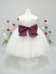 Elegant Ball Gown Scoop Neck Tulle Flower Girl Dresses