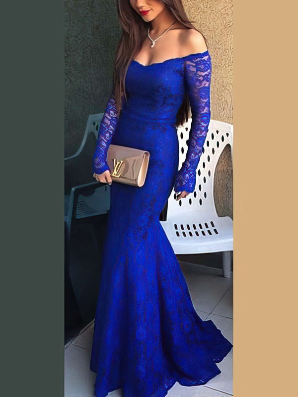 Elegant Trumpet/Mermaid Long Sleeves Prom Dress
