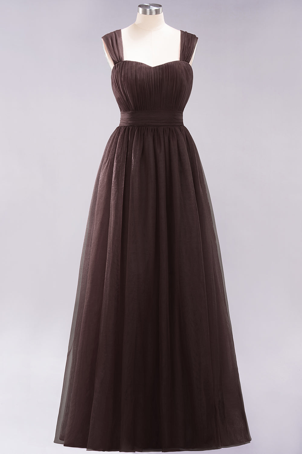 Gorgeous Sweetheart Straps Ruffle Burgundy Bridesmaid Dresses Online-Babyonlines