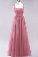 Gorgeous Sweetheart Straps Ruffle Burgundy Bridesmaid Dresses Online-Babyonlines