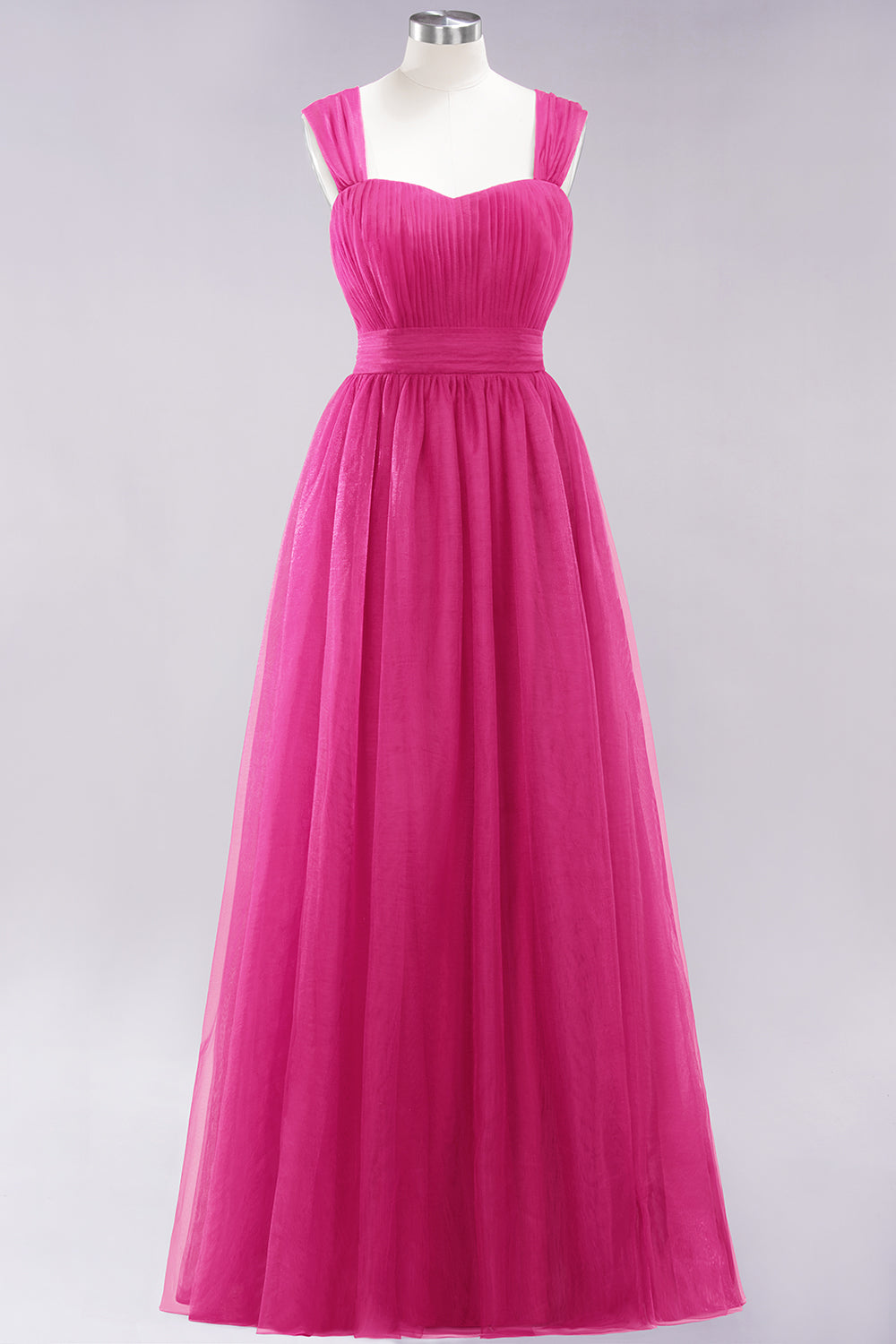 Gorgeous Sweetheart Straps Ruffle Burgundy Bridesmaid Dresses Online-Babyonlines