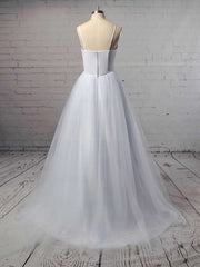 Gorgeous Sweetheart Tulle Ball Gown Wedding Dress with Sashes / Ribbons