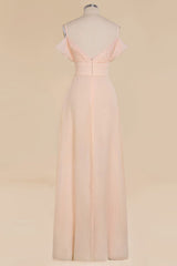 Off-the-Shoulder Sweetheart Ruched Long Bridesmaid Dress Online-Babyonlines