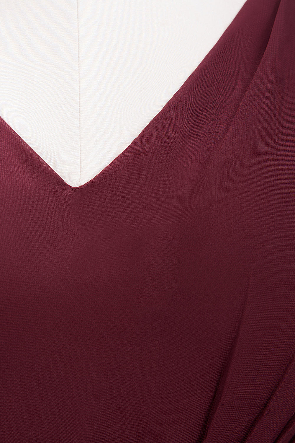 Pretty V-Neck Short Sleeveless Lace Bridesmaid Dresses Online-Babyonlines