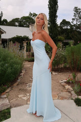 Strapless Sweetheart Summer Prom Dress