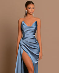Amazing Strapless Mermaid Long Prom Dress for Party