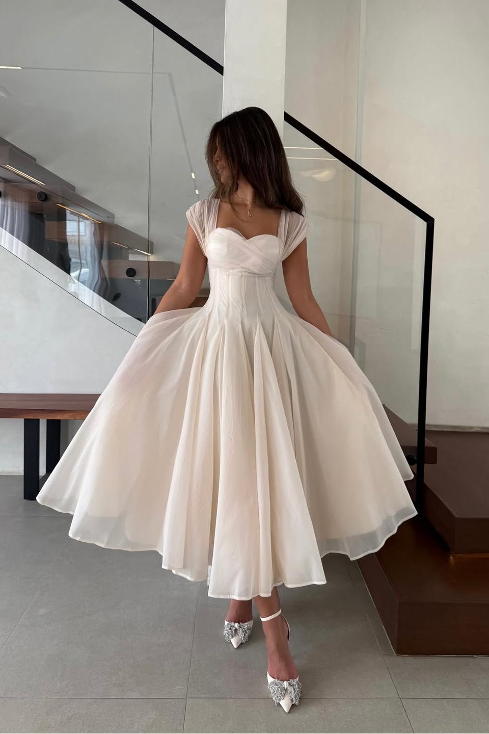Charming Sweetheart Prom Dress with Tulle and Pleats