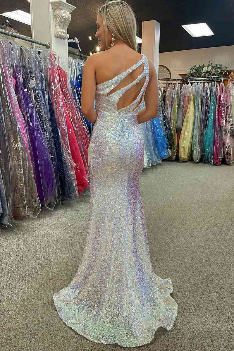 Cutout Back OrangeTassel Long Formal Dress with Slit