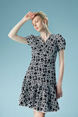 Babyonlines Fashion Short Sleeves V-neck A-line Dresses