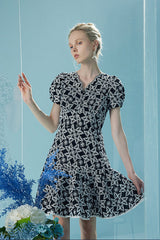 Babyonlines Fashion Short Sleeves V-neck A-line Dresses