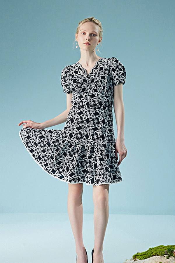 Babyonlines Fashion Short Sleeves V-neck A-line Dresses