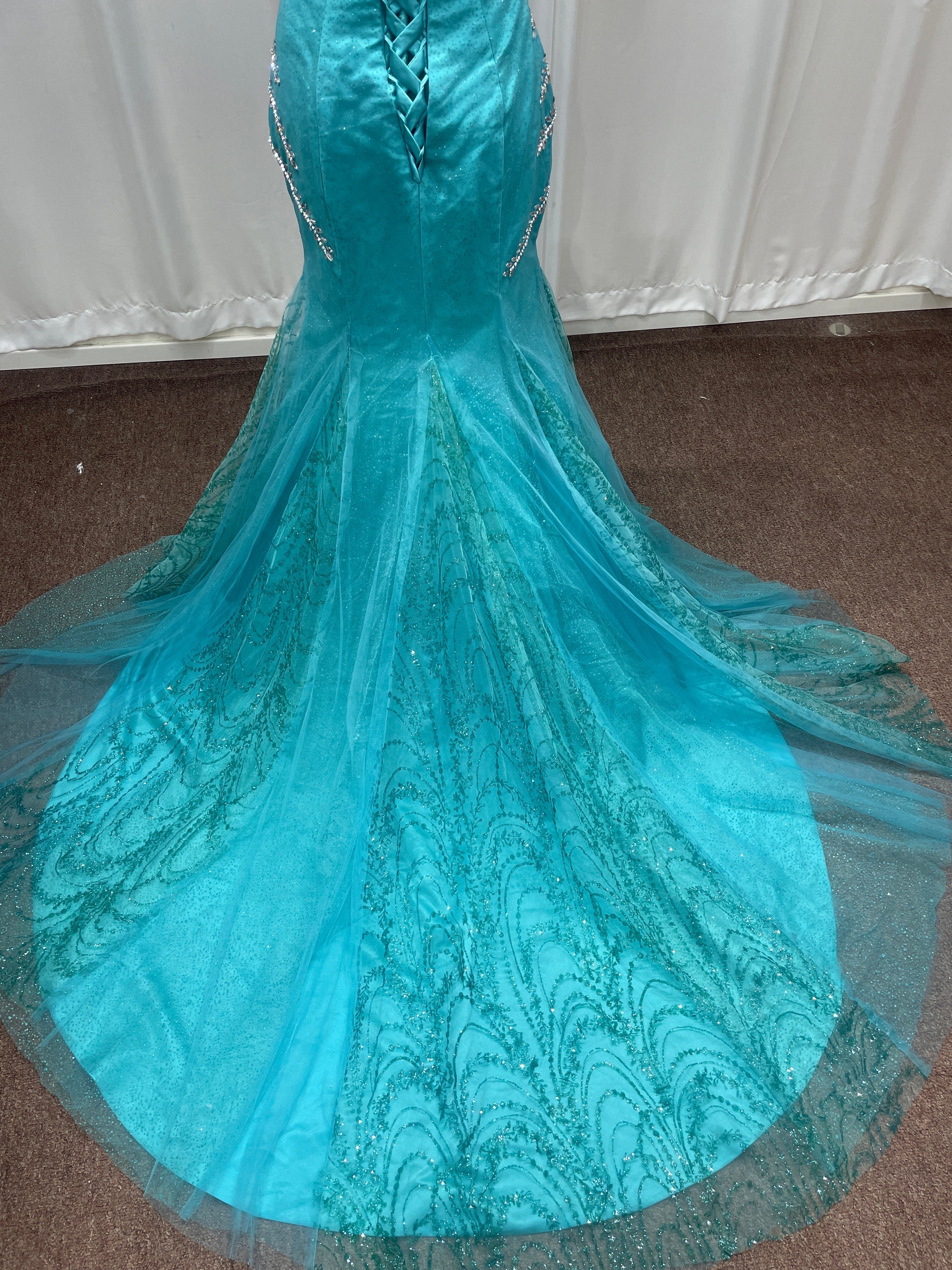 Off-the-Shoulder Long Mermaid Evening Formal Dresses with Beaded