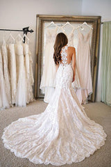 Glamorous Sweetheart Mermaid Wedding Dress with Appliques