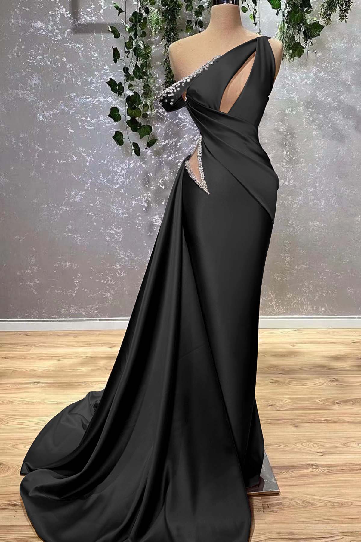 Lilac Off the Shoulder Mermaid Long Prom Dress with Beading