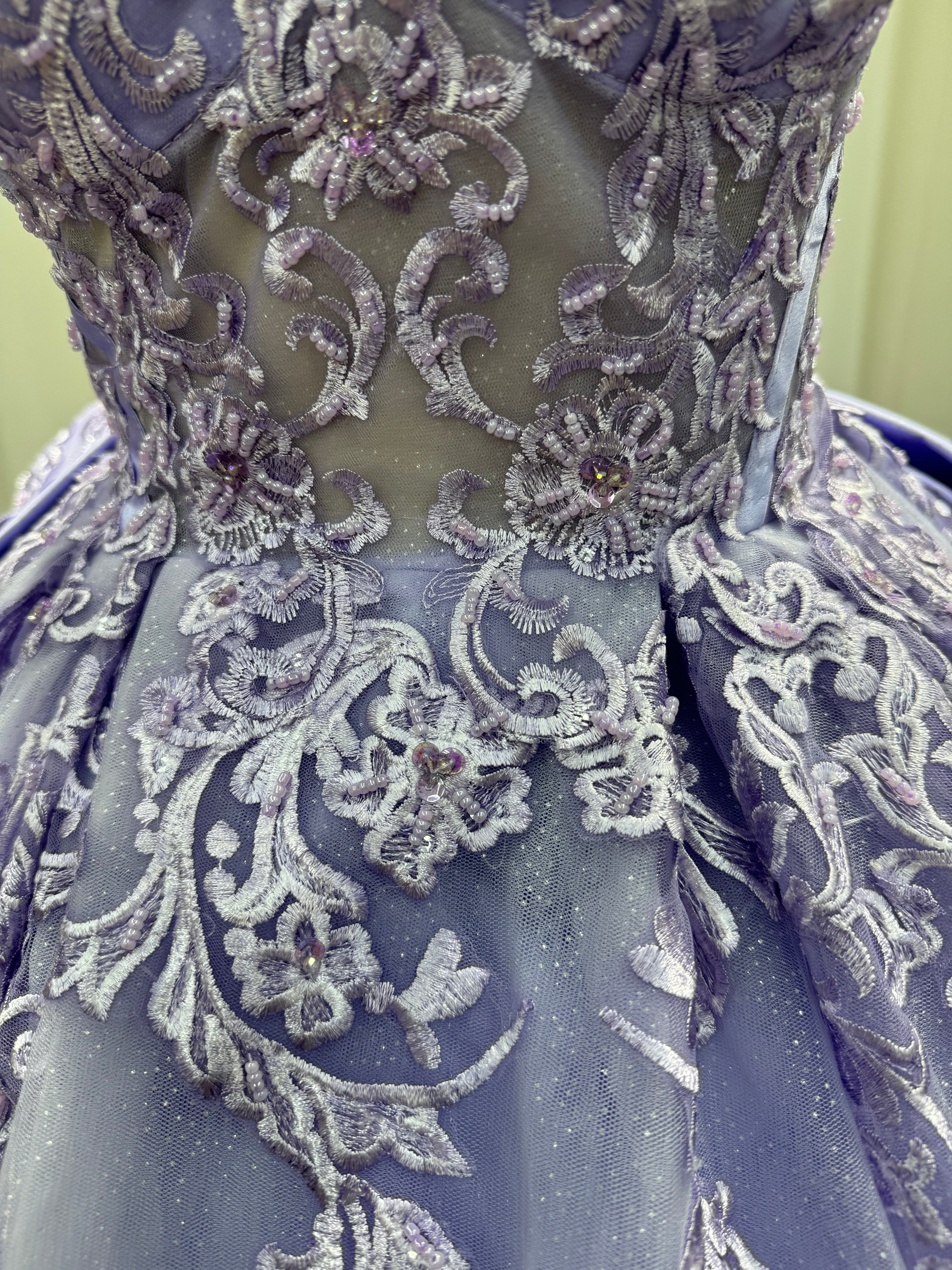Sweetheart Tulle Lace Long Ball Gown Prom Dresses with Bow