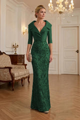 Sequin Floral Sheath Floor‑Length Mother of the Bride & Groom Dress with Satin Bodice