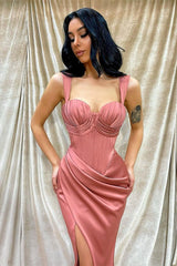 Sweetheart Mermaid Long Prom Dress with Split