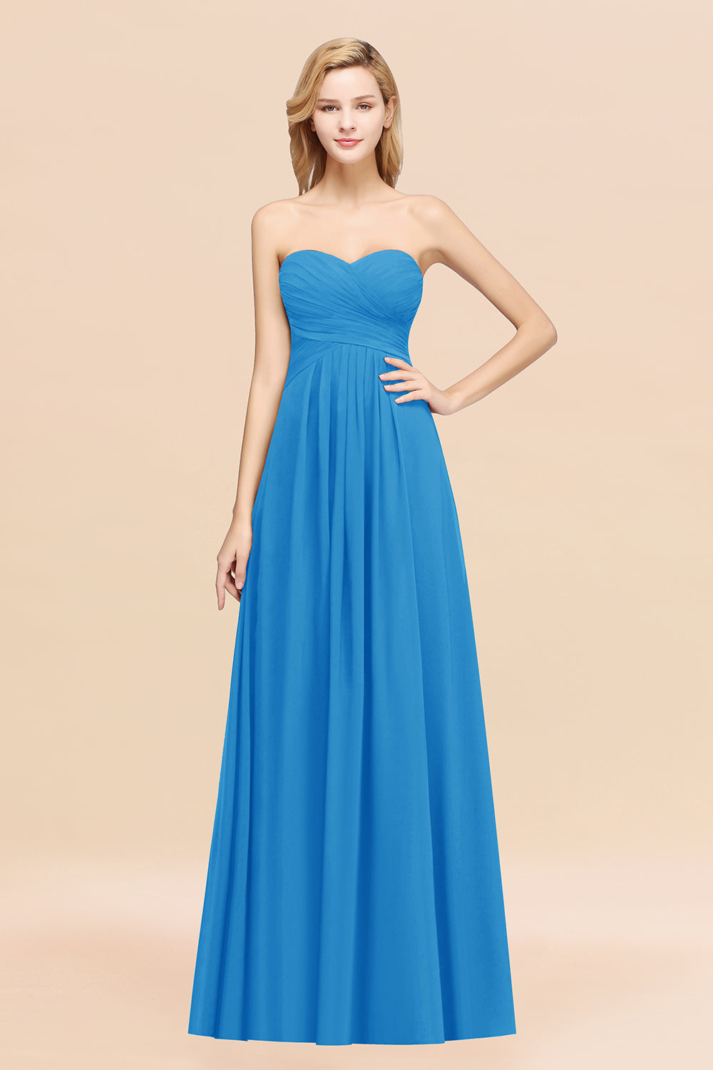 Vintage Sweetheart Long Grape Affordable Bridesmaid Dresses Online-Babyonlines