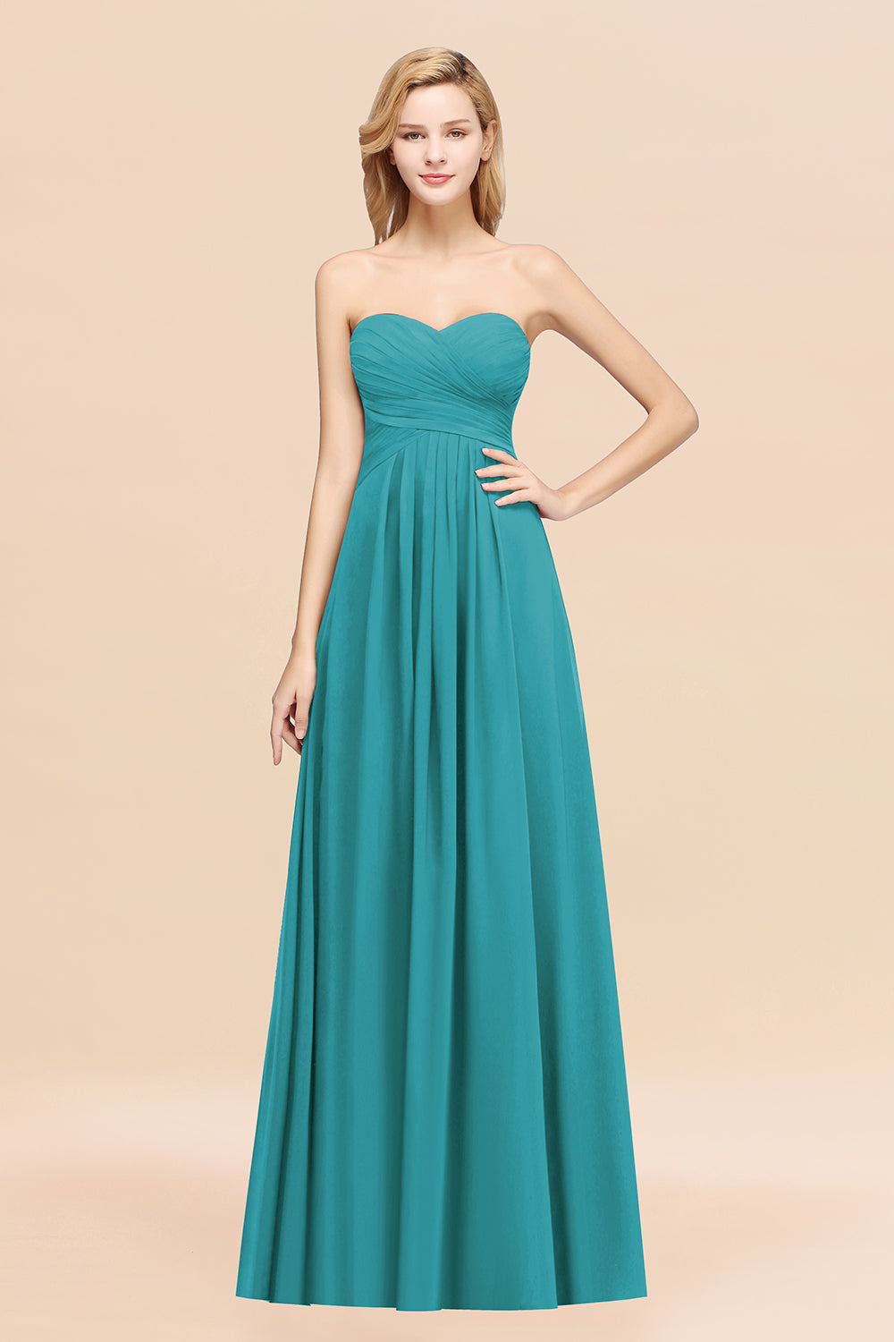 Vintage Sweetheart Long Grape Affordable Bridesmaid Dresses Online-Babyonlines