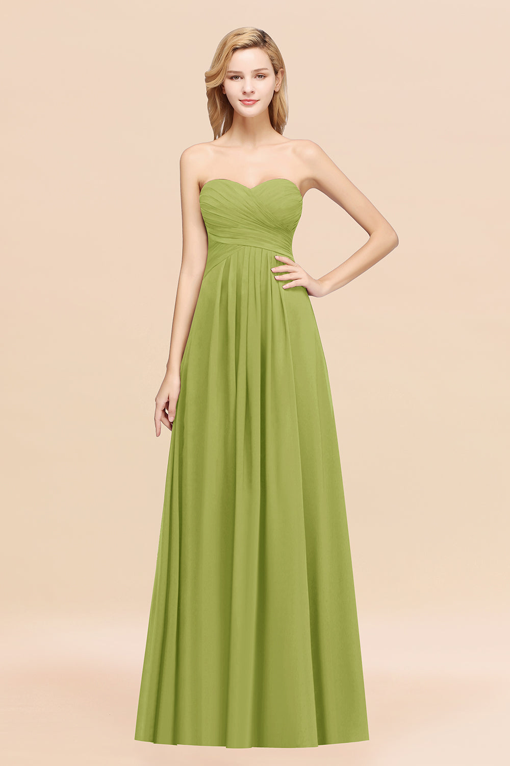 Vintage Sweetheart Long Grape Affordable Bridesmaid Dresses Online-Babyonlines