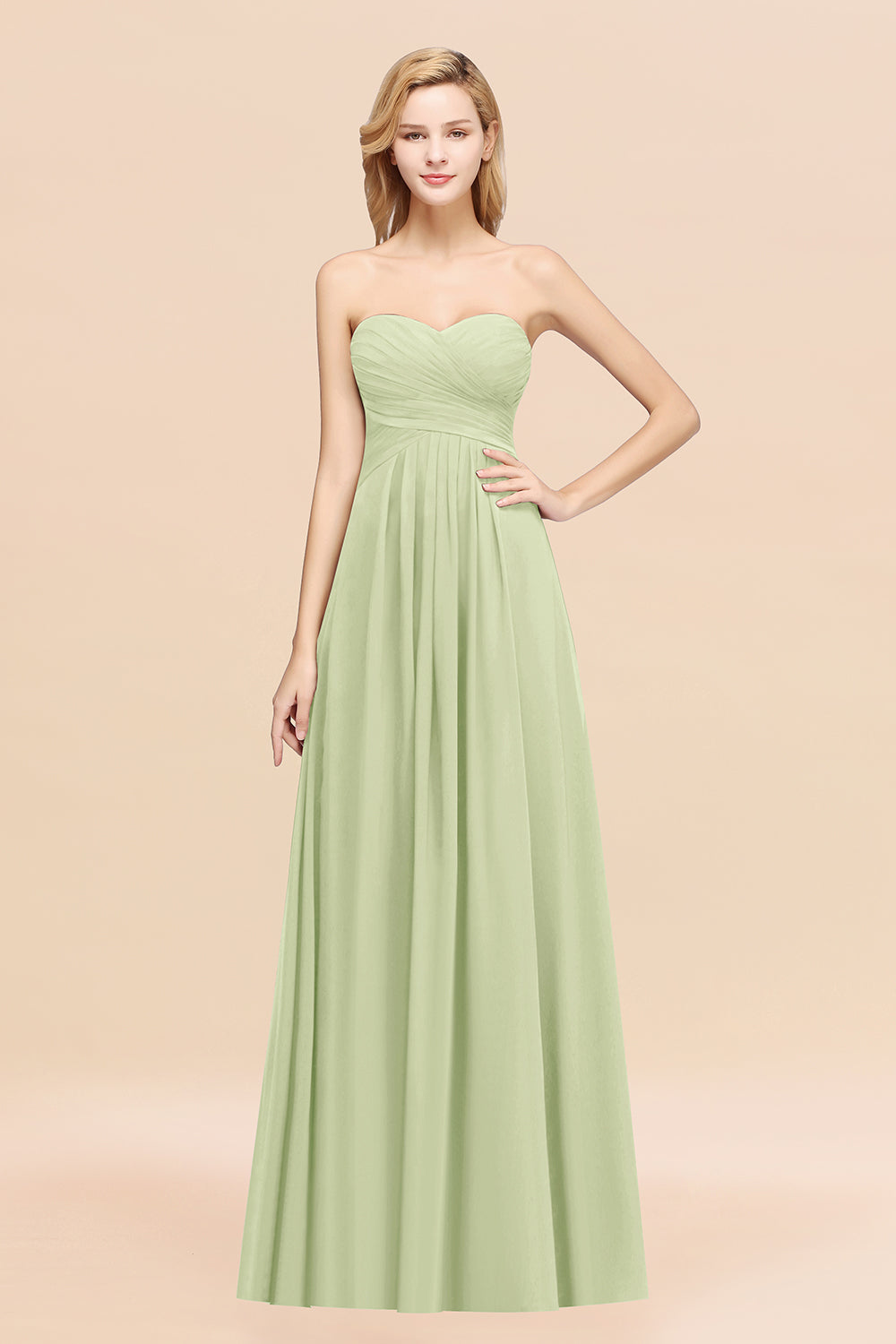 Vintage Sweetheart Long Grape Affordable Bridesmaid Dresses Online-Babyonlines