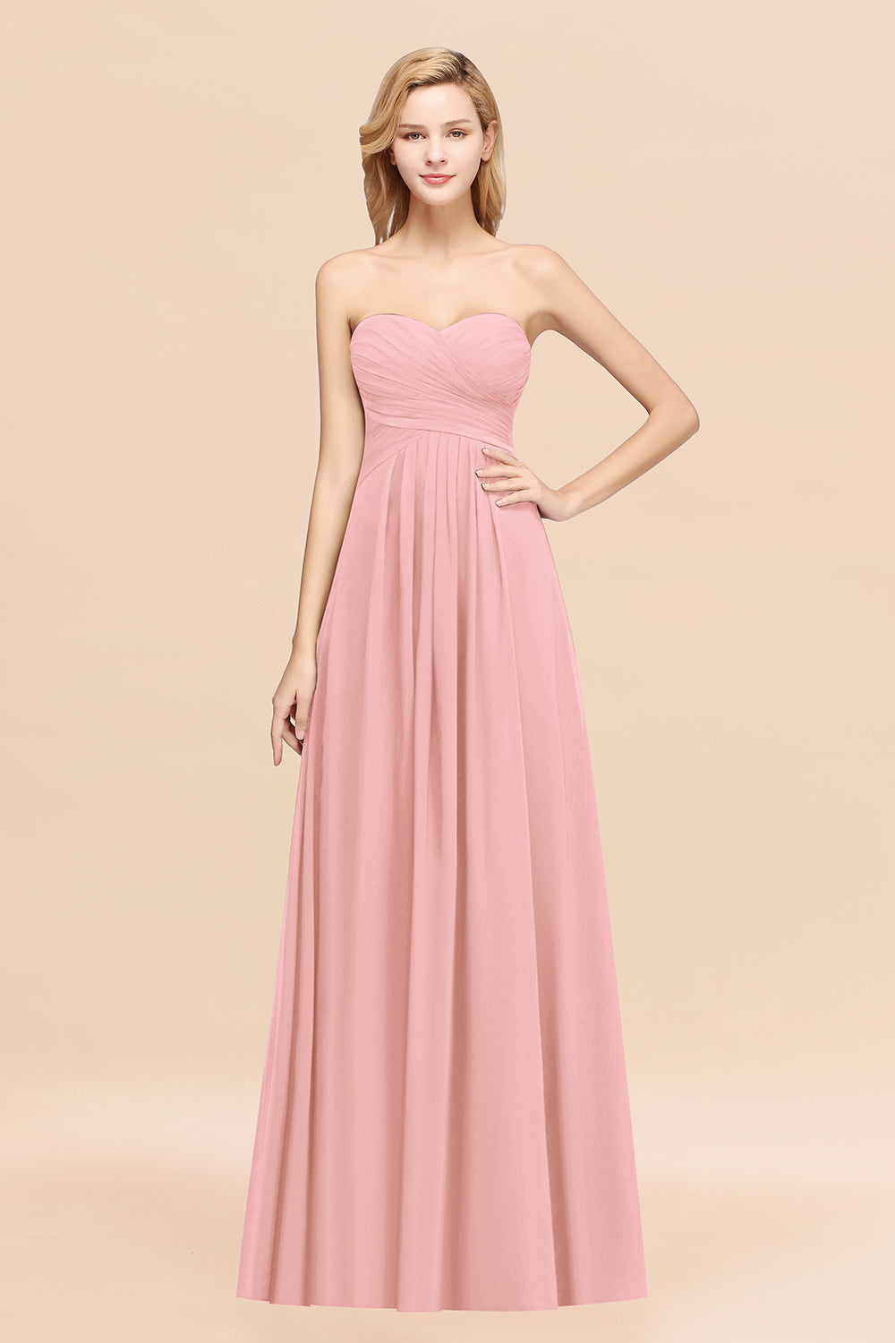 Vintage Sweetheart Long Grape Affordable Bridesmaid Dresses Online-Babyonlines