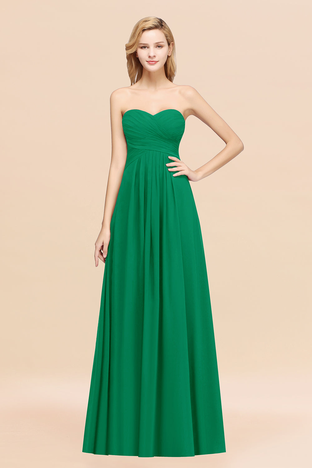 Vintage Sweetheart Long Grape Affordable Bridesmaid Dresses Online-Babyonlines