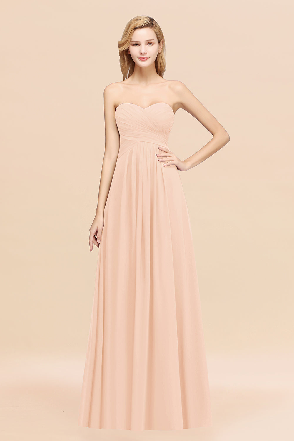 Vintage Sweetheart Long Grape Affordable Bridesmaid Dresses Online-Babyonlines