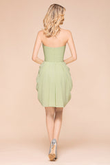 Chic Chiffon Sweetheart Short Bridesmaid Dresses with Ruffle-Babyonlines