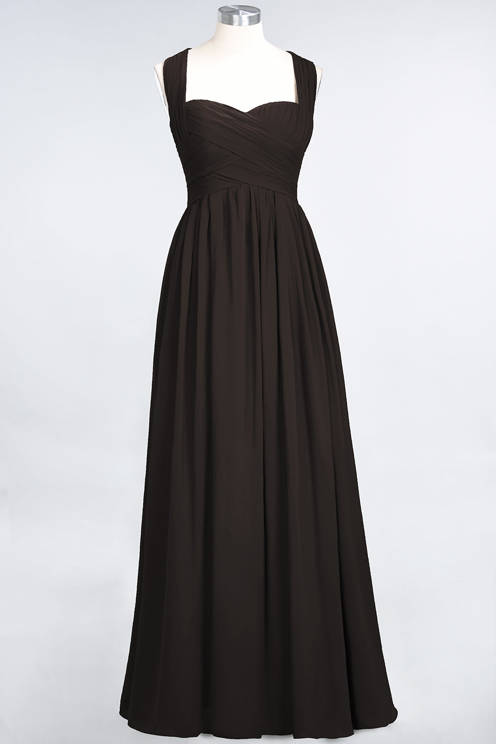 Chic Tiered Sweetheart Cap-Sleeves Bungurdy Bridesmaid Dresses-Babyonlines