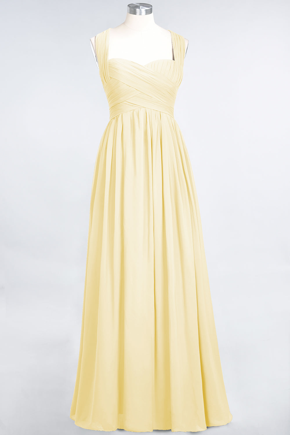 Chic Tiered Sweetheart Cap-Sleeves Bungurdy Bridesmaid Dresses-Babyonlines