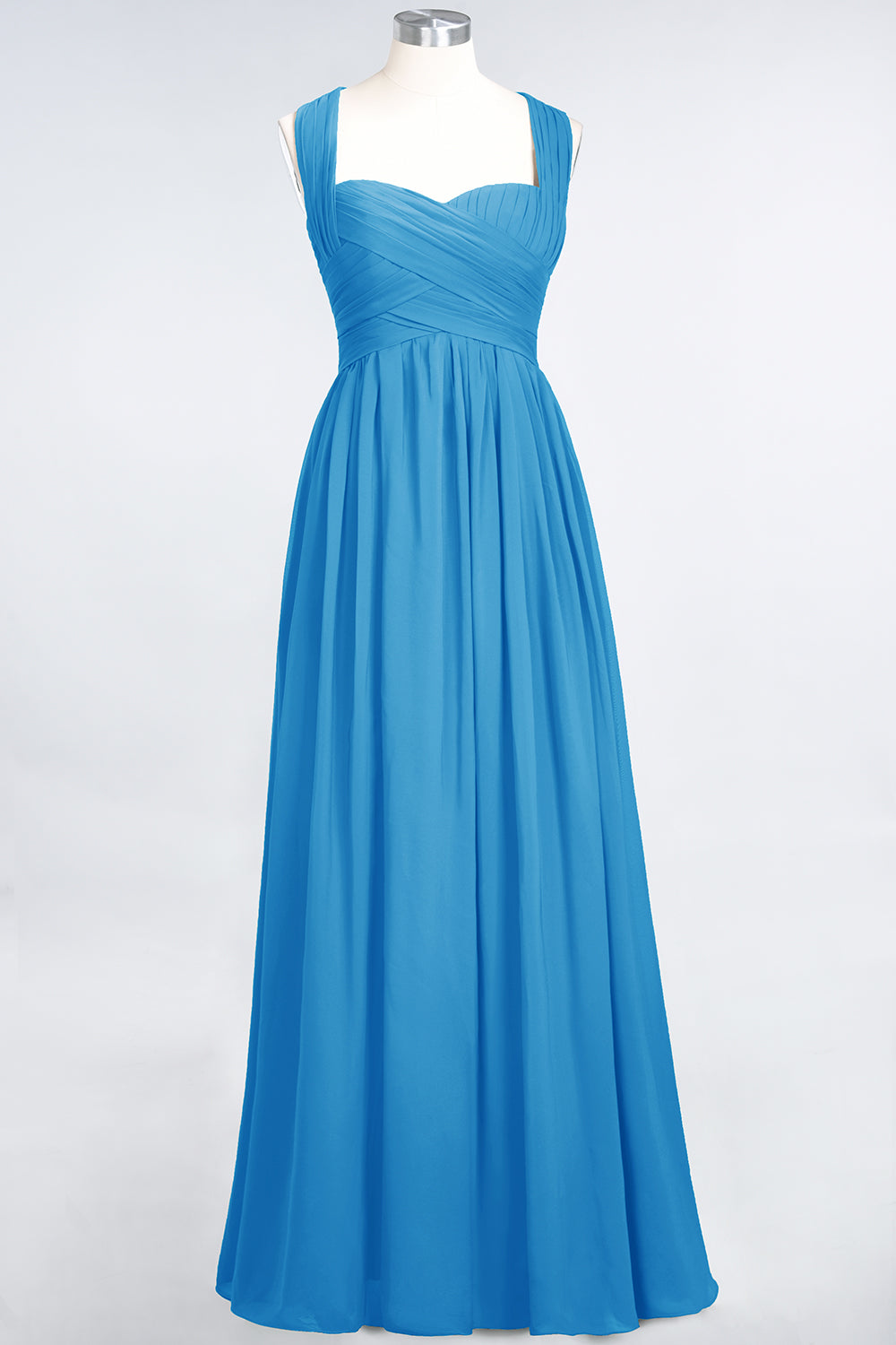 Chic Tiered Sweetheart Cap-Sleeves Bungurdy Bridesmaid Dresses-Babyonlines