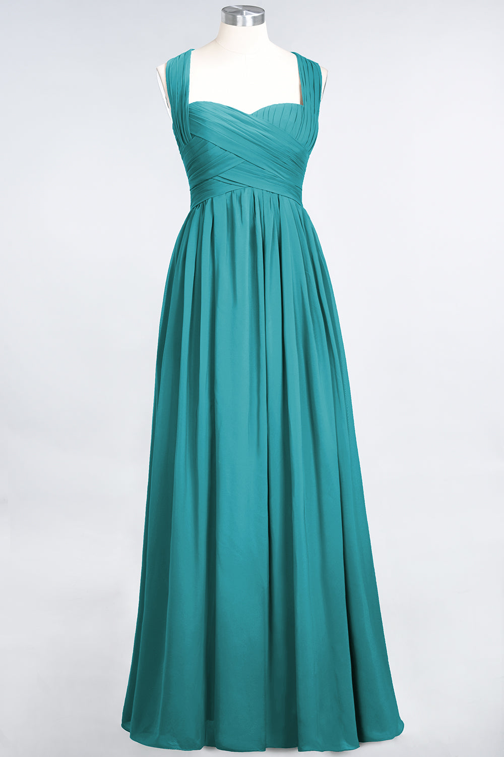 Chic Tiered Sweetheart Cap-Sleeves Bungurdy Bridesmaid Dresses-Babyonlines