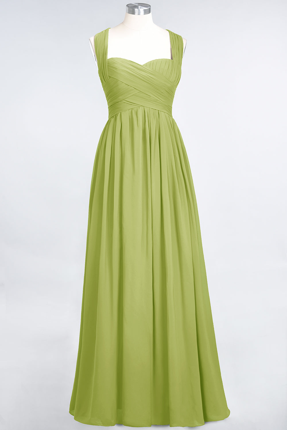 Chic Tiered Sweetheart Cap-Sleeves Bungurdy Bridesmaid Dresses-Babyonlines