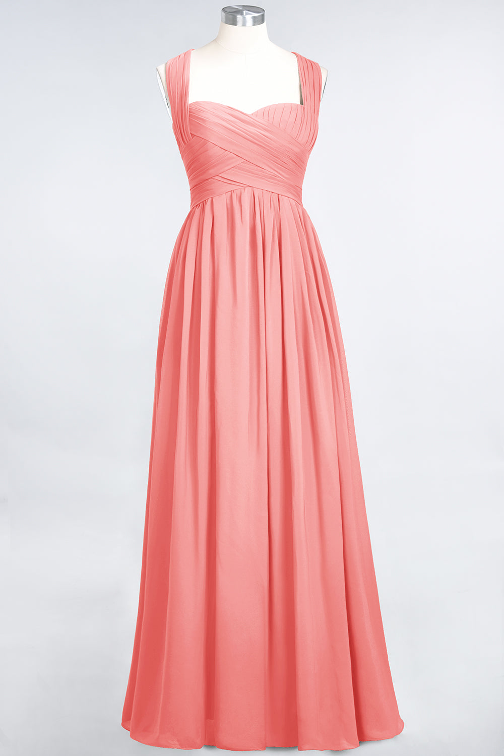 Chic Tiered Sweetheart Cap-Sleeves Bungurdy Bridesmaid Dresses-Babyonlines