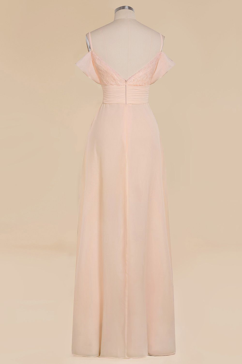 Off-the-Shoulder Sweetheart Ruched Long Bridesmaid Dress Online-Babyonlines