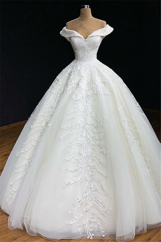 Off-the-Shoulder Wedding Dresses | Gown Ball Charming 2021 Gowns