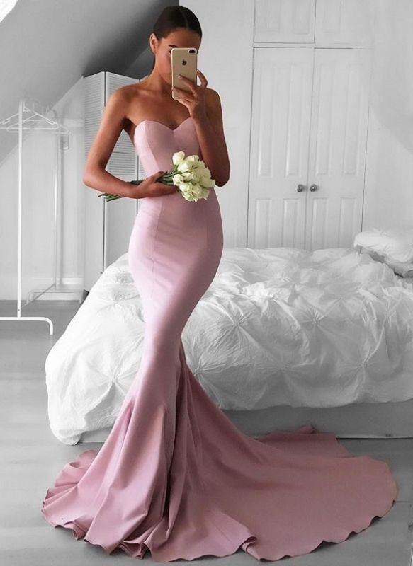 Cheap Mermaid Evening Dresses | Sweetheart Long Formal Dresses