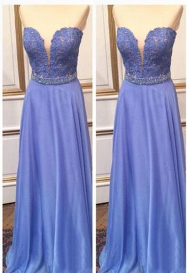 2021 Cheap Sweetheart Lace Crystal A-Line Floor Length Prom Dresses