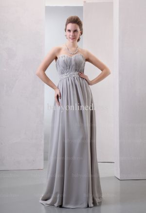 2021 Discount Charming Dresses For Proms From China Strapless Crystal Ruched Chiffon Long Dresses BO0515