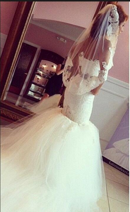 Timeless Sweetheart Lace Appliques Mermaid Wedding Dresses