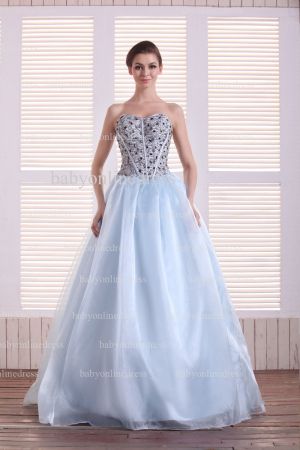 Discounted Designer Party Prom Dresses For Sale 2021 Sweetheart Black Lace Beaded Organza A-Line Gowns BO0744
