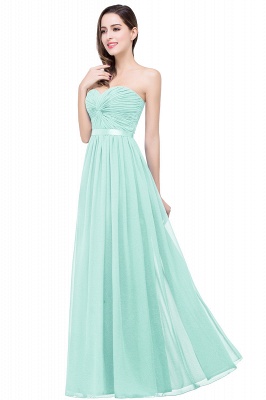 Cheap Chiffon A-Line Bridesmaid Dresses | Sweetheart Sleeveless Ruched Maid Of The Honor Dresses BM0134_4