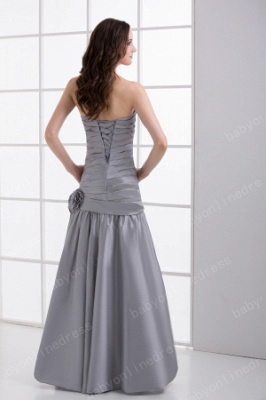 2021 Discounted Gorgeous Strapless Flowers Ruched Chiffon Evening Dresses DH4238_7